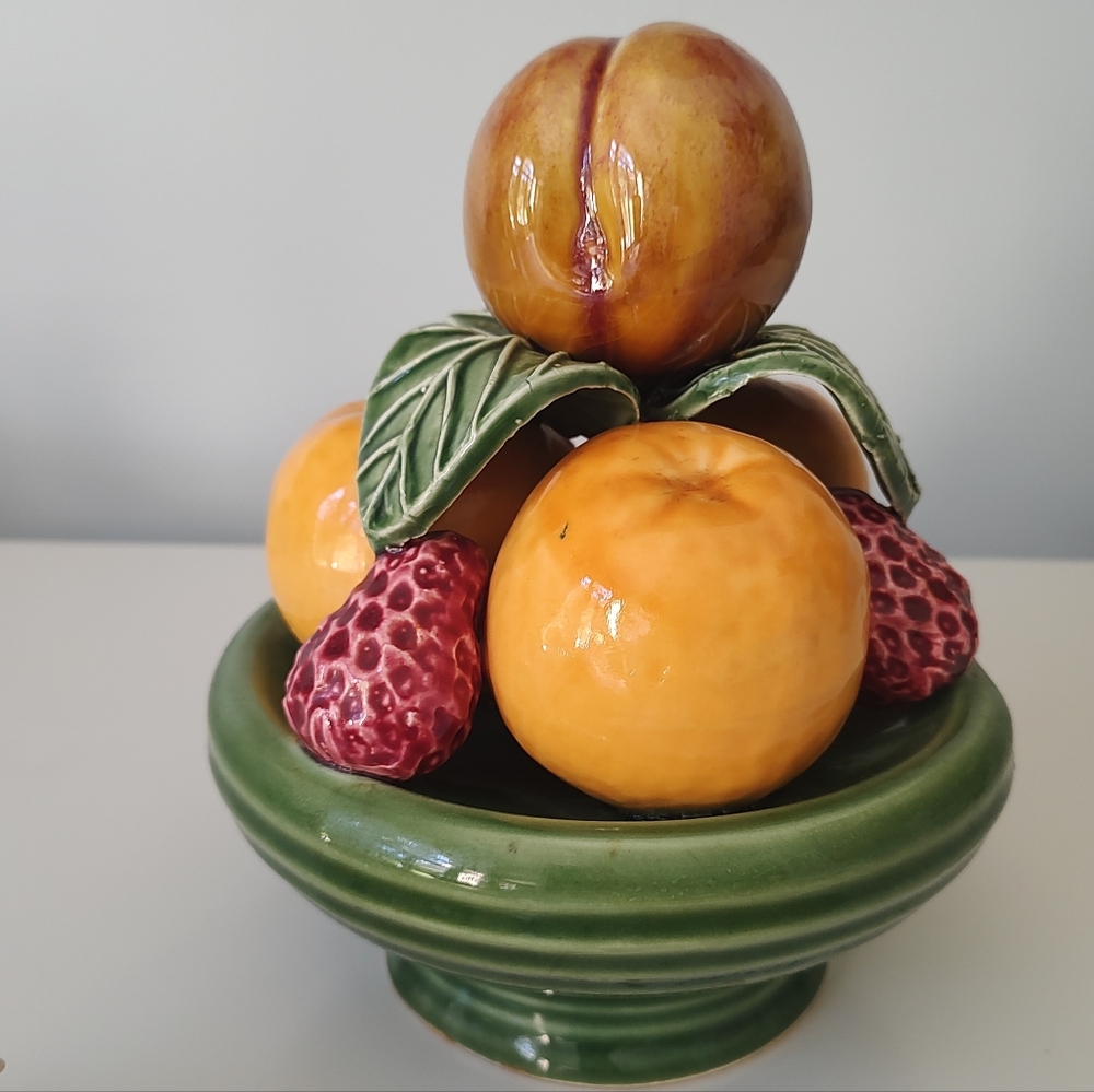 Jay Willfred Of Andrea Sadek Stacked Fruit Bowl Portugal Ceramic Majolica Style